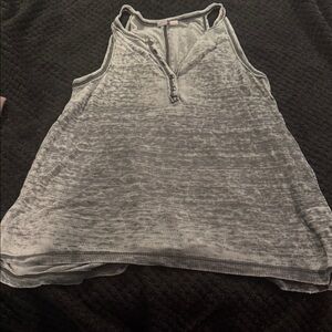 Gray Sleeveless Top